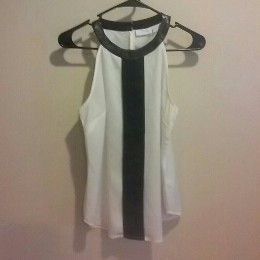 Silky sleeveless blouse